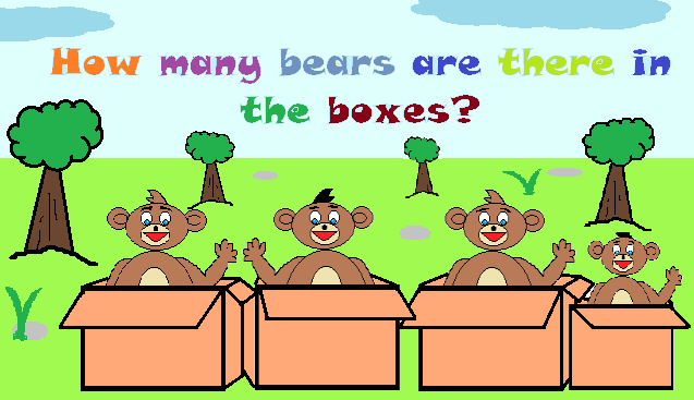 addition example with bears