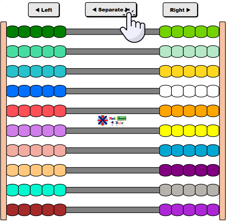 Online Abacus Simulator - Arranging Beads
