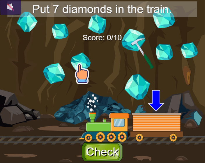 Find the sum: Math game